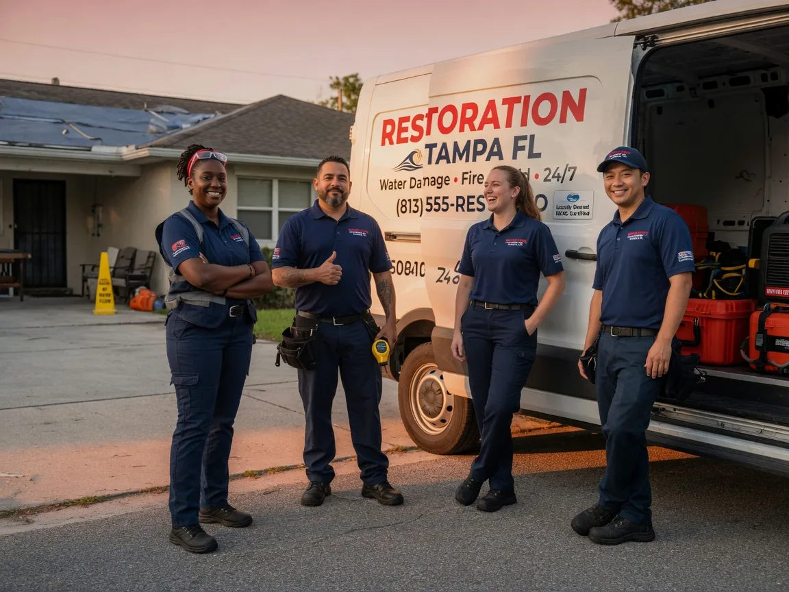 Water Damage Restoration company in Paris Crossing, IN