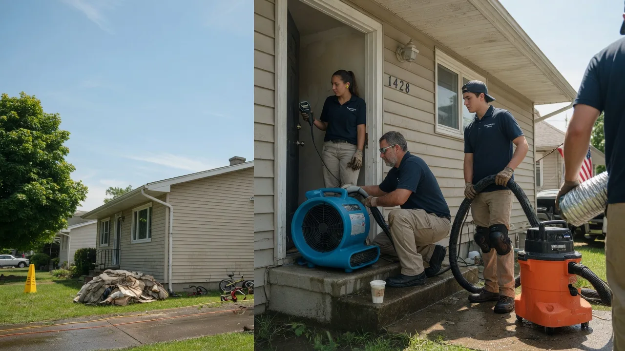 Water Damage Restoration in Paris Crossing, IN near me
